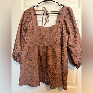 NWT Arula Dusty Pink Dressy Top